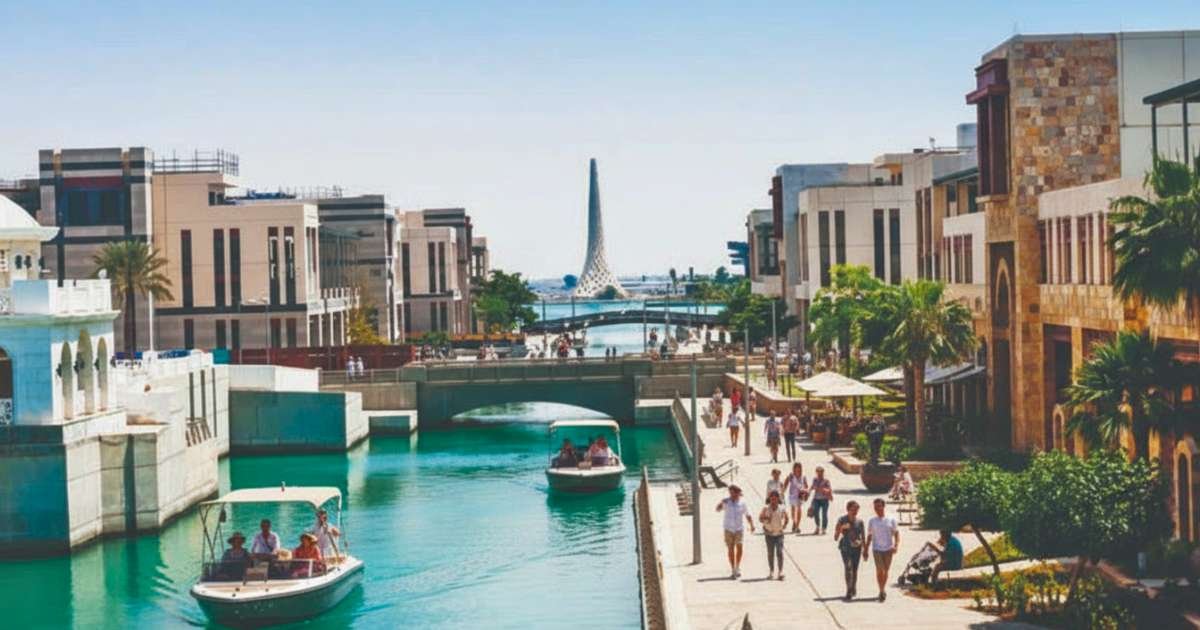 مباني جامعة كاوست على ساحل البحر الأحمر